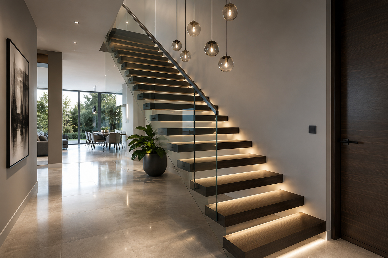 Eleganter hochwertiger Immobilienbereich